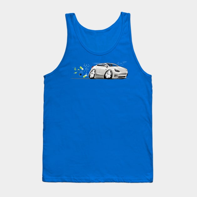 Cartoon electric car Tank Top by Mechanik